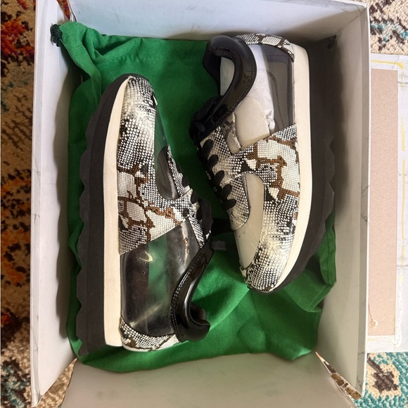 Jessica Rich Transparent Sneaker in Snakeskin Size 35 - VERY RARE - NEW WITH BOX - Picture 3 of 8